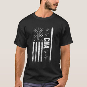 Camiseta Vintage Usa Cna Certified Nurse Assistant American