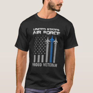Camiseta Vintage USA Flag Orud Be Air Force Veteran (Vintag