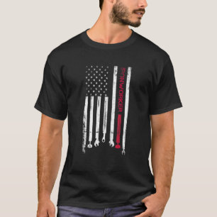 Camiseta Vintage Usa Ironworker American Flag Ferro Worker