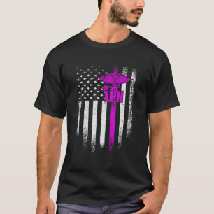 Camiseta Vintage Usa Lpn Licensed Practical Nurse American
