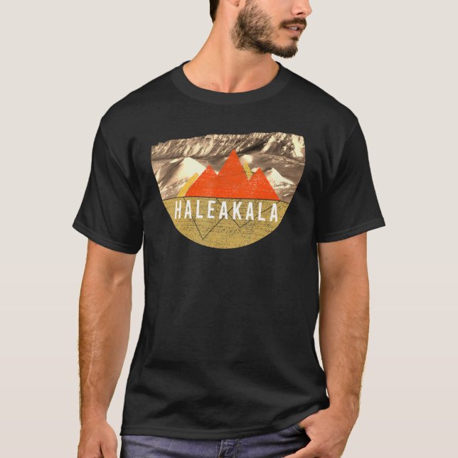 Camiseta Vintage Usa Mountain Hiking Haleakala National Pa (Frente)