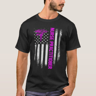 Camiseta Vintage USA Nurse Pratication American Flag Patri