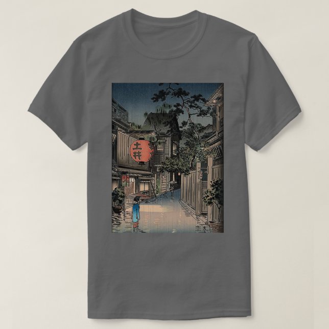 Camiseta Vintage Ushigome Kagurazaka (Frente do Design)