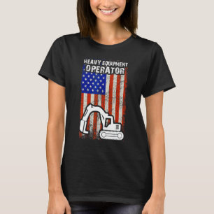 Camiseta Vintage UU Bandeira Americana Construção Patriótic