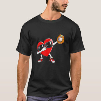 Camiseta Vintage Valentine's Day Baseball Pitcher Batter Ca