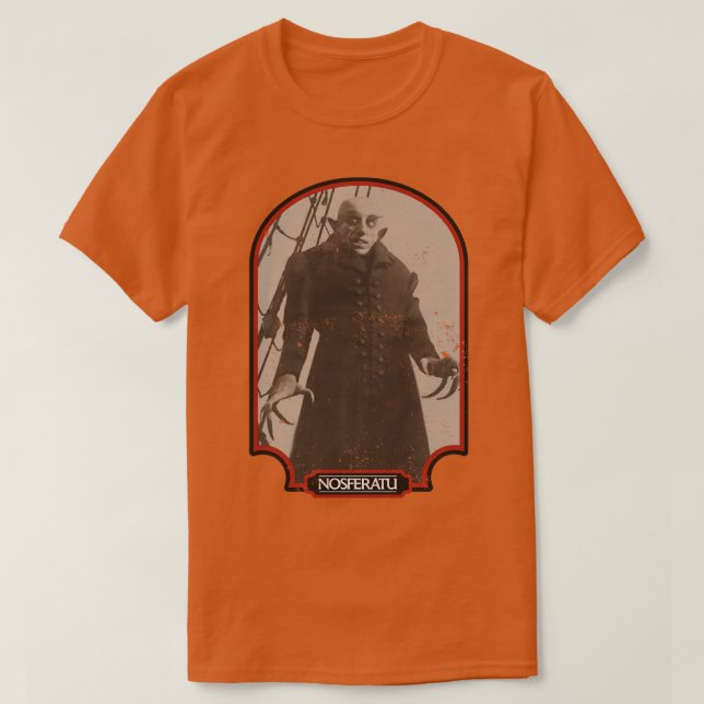 Camiseta Vintage Vampire Horror 1922 (Frente do Design)