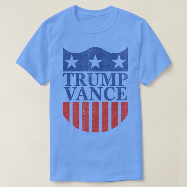 Camiseta Vintage Vance com o America Shield (Frente do Design)