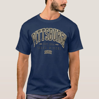 Camiseta Vintage Varsity de Três Rios de Pittsburg