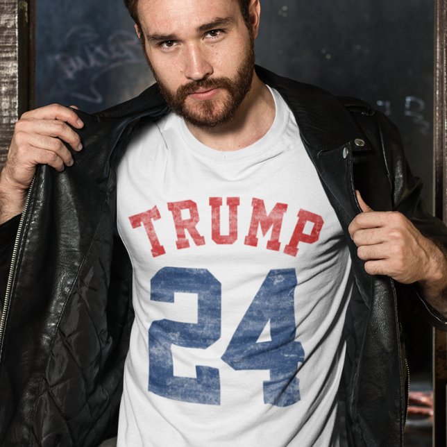 Camiseta Vintage Varsity Donald Trump para Presidente 2024 (vintage trump 2024 shirt merch)
