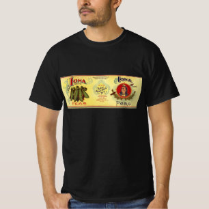 Camiseta Vintage Vegetal Pode Rotular Arte, Iona Marca Ervi