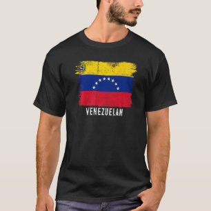 Camiseta Vintage Venezuela: Bandeira venezuelana E Orgulhos