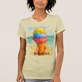 Camiseta Vintage Venice Beach California Watercolor