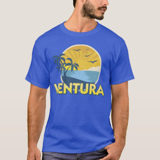Camiseta Vintage Ventura Beach California Surfing 70S Desig