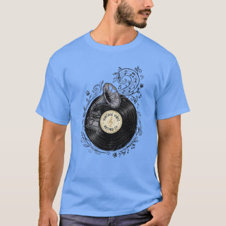 Camiseta Vintage Vibes Record Co Gramofone