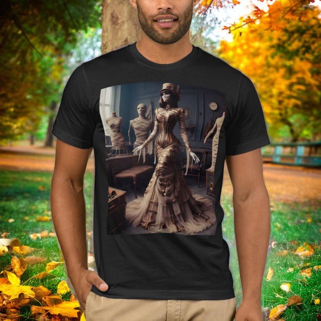 Camiseta Vintage Victorian da Rainha Steampunk (Criador carregado)