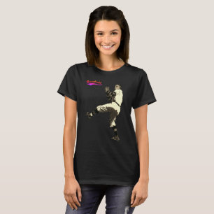 Camiseta Vintage Vintage Baseball Pitcher