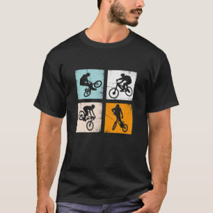 Camiseta Vintage Vintage BMX Bike Clothing Para Homens