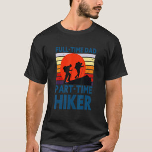 Camiseta Vintage Vintage Hiker Vintage de Pai de Tempo Part