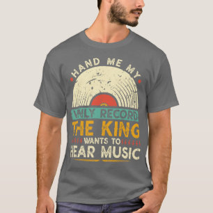 Camiseta Vintage Vinyl Record King
