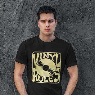 Camiseta Vintage Vinyl Rules