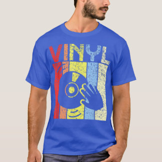 Camiseta Vintage Vinyl Turntable Dj Music Lover 3242