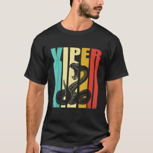 Camiseta Vintage Viper Tee Cobra Retro Para Homens Mulheres