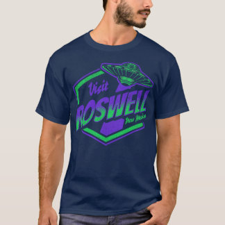 Camiseta Vintage Visita Roswell Novo México Engraçado Sau V