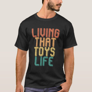 Camiseta Vintage vivendo essa vida de BRINQUEDOS
