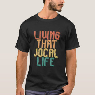 Camiseta Vintage vivendo essa vida VOCAL