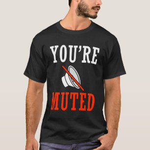 Camiseta Vintage Você está em Mute Retro Você está no Mudo