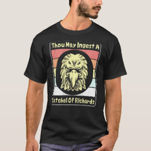 Camiseta Vintage Você Pode Inundar Uma Satchel De Richards