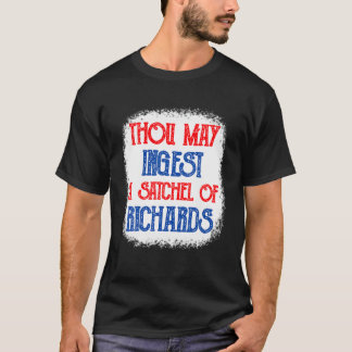 Camiseta Vintage Você Pode Inundar Uma Satchel De Richards