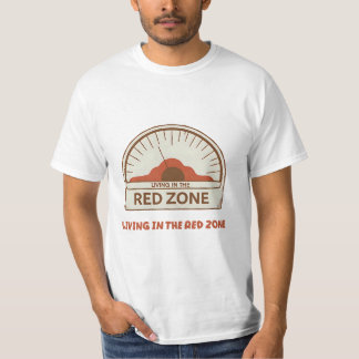 Camiseta Vintage VU Meter - Vivendo na Zona Vermelha Tee