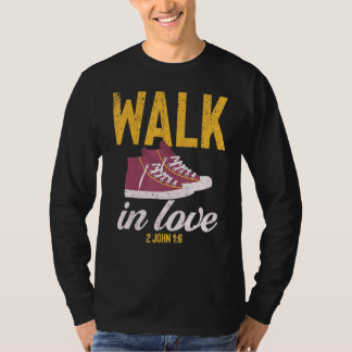 Camiseta Vintage Walk In Love Christian