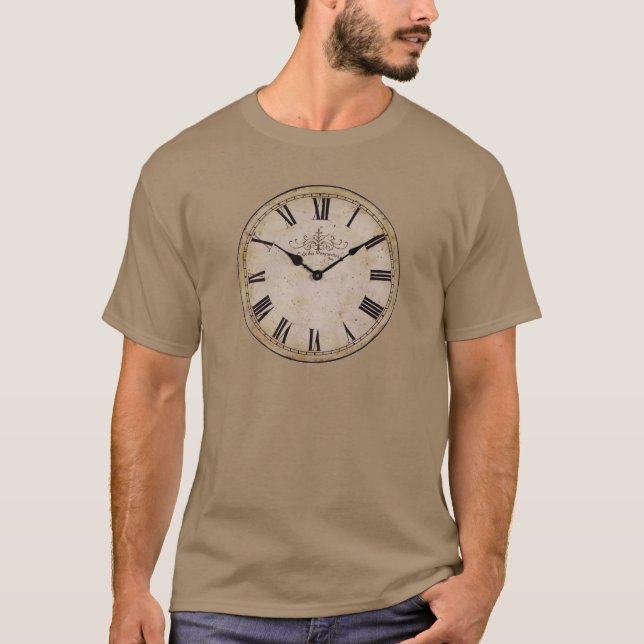 Camiseta Vintage Wall Clock (Frente)