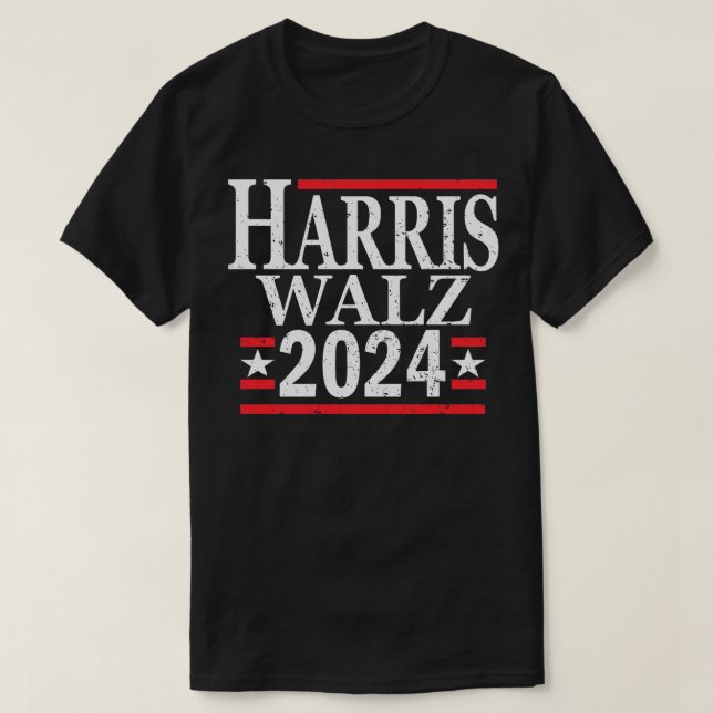 Camiseta Vintage Walz 2024 Hat (Frente do Design)