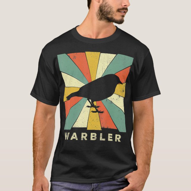 Camiseta Vintage Warbler Bird Lover Estilo Animal (Frente)