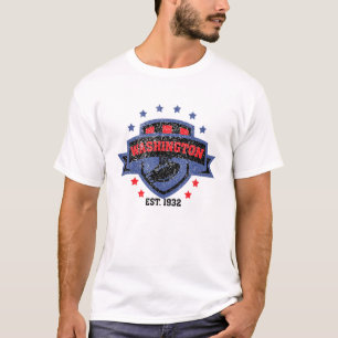 Camiseta Vintage Washington Dc Futebol Sports Team 1932 Pr