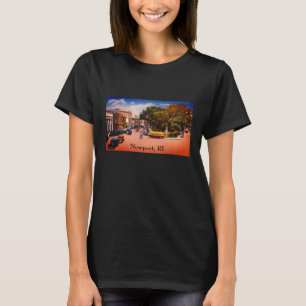 Camiseta Vintage Washington Square, Newport, Rhode Island T