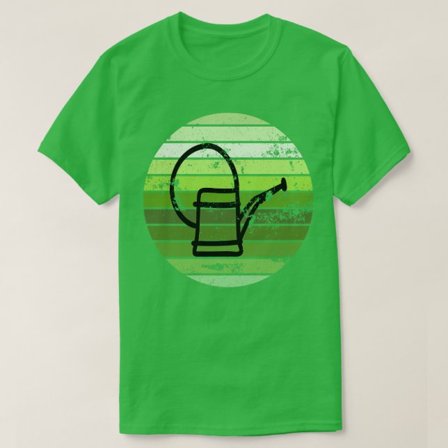 Camiseta Vintage Watering Can Gardener (Frente do Design)