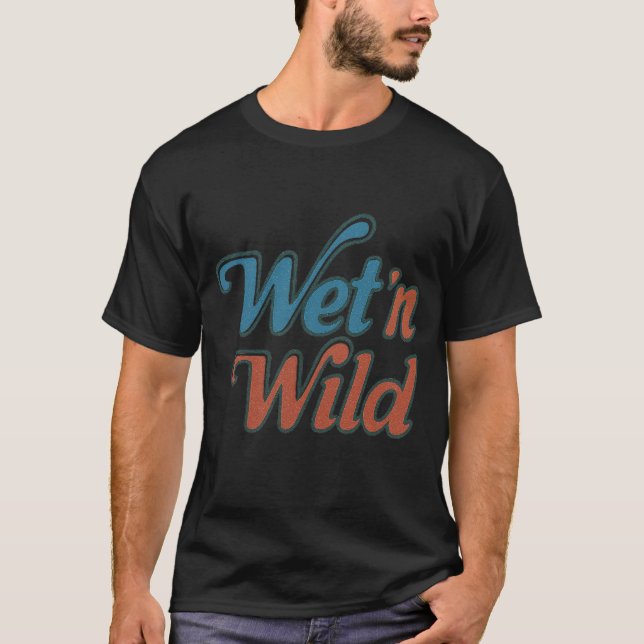 Camiseta Vintage waterpark Wet Wild (Frente)
