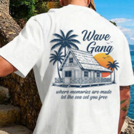 Camiseta Vintage Wave Gang Cabin Beach Tee | Memories Are M
