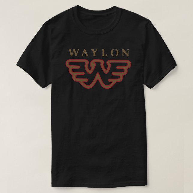 Camiseta Vintage Waylon Jennings Oferece Presente Para Home (Frente do Design)