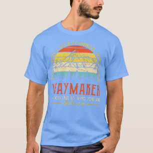 Camiseta Vintage Waymaker Miracle Worker Promise Keeper Chr