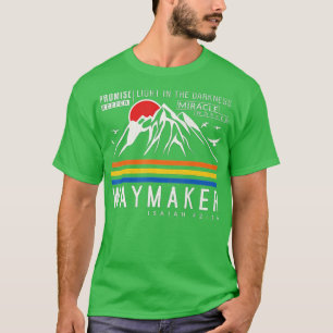 Camiseta Vintage Waymaker Promise Keeper Miracle Worker - 