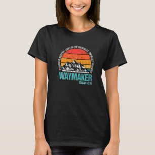 Camiseta Vintage Waymaker Promise Keeper Miracle Worker Chr