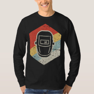 Camiseta Vintage Welder Máscara Legal Mig Tig Gas Arc Wel