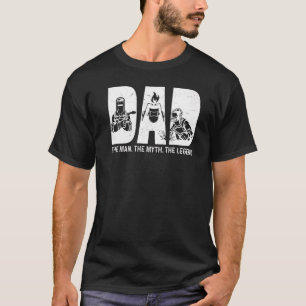 Camiseta Vintage Welder Pai Soldadura de Legenda Homens