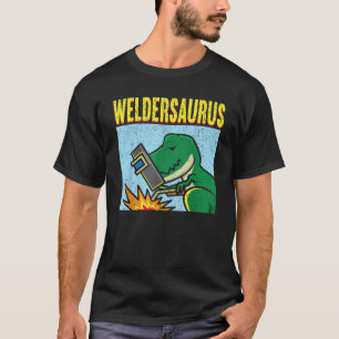 Camiseta Vintage Weldersaurus Welder