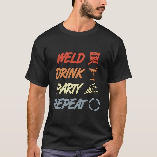 Camiseta Vintage Welding Piadas (Frente)